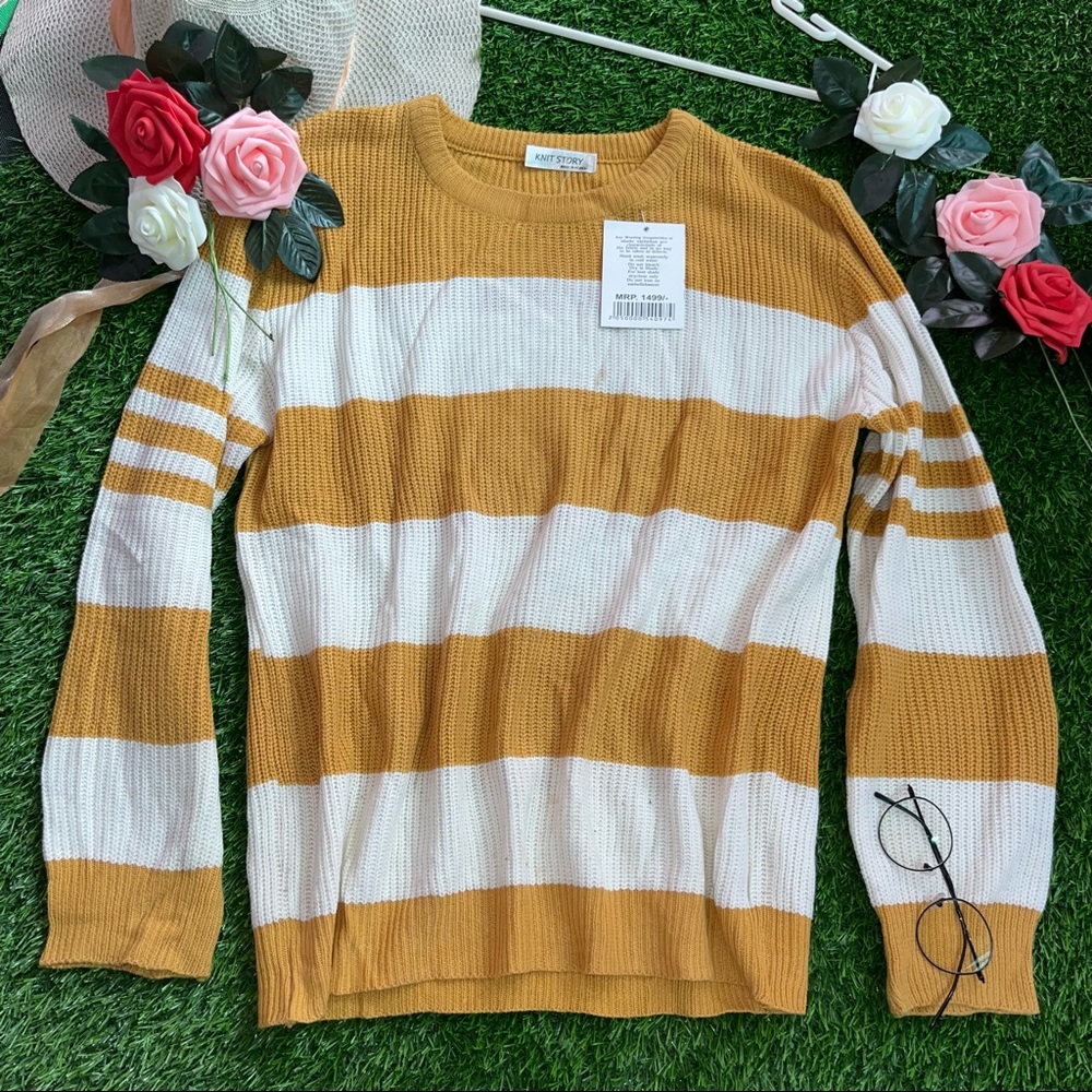 Korean knitted sweatshirt - Picture 3 of 6